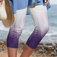 Nejasne gamaše za žene modne žene elastični struk joga sportske cvjetne pantalone hlače na hlače mirisne
