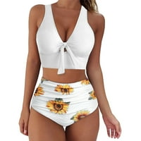 Forestyashe bikinis za ženske kupaći kostim podstavljenim push up kupaći kostimi kupaći kostimi i kupaći kostimi Bikini Set Women Bandeau