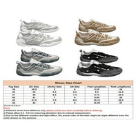 Paneaci za Welliumiju čipke up casual cipele okrugli nožni treneri na otvorenom šetnju cipelama sportski