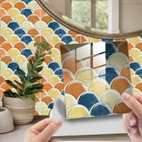 Kuhinjska naljepnica za pločice Kupatilo Mozaik zidna naljepnica Samoljepljivi kućni dekor