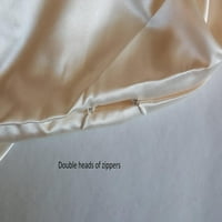 Octorose prekrivač postavljen je vrhunski kvalitetni seksi svilenkasti saten velike veličine dvostruke
