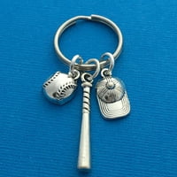 Sportska bejzbol ključa za bejzbol hat bat tipke za ključeve, privjesak za prsten za ključeve