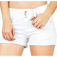 STAMENS Ženske srednje kratke hlače Pamučne rastezmene toplije hlače za ljetno casual