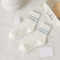Riforla Termalne čarape za ženske koralne čarape Oblik srca Print čarape za ispis Šareno lagano C One