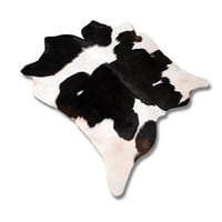 Prave životinjske kožne kravlje tepih-koža Boja crno-bijela - vrhovna prostirka - kravlje životinjski otisak-2418