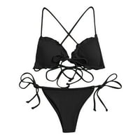 Ocivier Ženske kupaće kostime uz plažu odjeća SwimjupMat podstavljeni veličine kupaći kostim Print Plus
