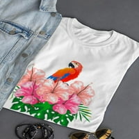 Cvijeće i ptičja majica Žene -Spedeals dizajnira, ženska 4x-velika