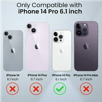 Slučaj za iPhone Pro sa poklopcem kamere i kickstandom, iPhone Pro CASE sa postolje za prsten magnetske magnetne boje zaštitne zaštitne zaštitne poklopce za iPhone pro -blue
