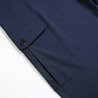 HOT6SL hlače za čišćenje Muški elastični struk putovanja golf hlače Muškarci Stretch Slim Fit Pješačke