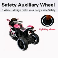 6V Dječja vožnja na motociklima za djecu motocikl s Bluetooth motociklističkim kotačima Motocikl za