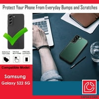Capsule Case kompatibilan sa Galaxy S [Slim Style Heavy Duty Muškarci Žene Slatki dizajn zaštitni crni