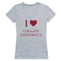Ljubav Colgate University Raider Womens Majica Heather Grey XX-Large
