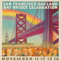 - Proslava mosta San Francisco Oakland Bay - - Vintage reklama