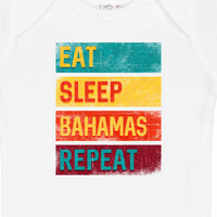 Inktastično jesti spavanje Bahami Ponovite poklon za odmor Baby Boy ili Baby Girl Bodysuit
