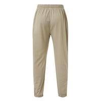 Eashery Men Hlače Teretne hlače Classic-Fit -Resistant naletirani Chino nagradama elastične struke Muške