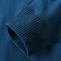 Kali_store pulover džemperi za muškarce muške slatke džempere casual lagane pletene pulover džempere plavi, xl