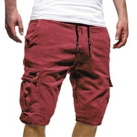 Wozhidaoke muški kratke hlače Muške zvrnične kratke hlače Ležerne prilike sa labavim pantalonama za