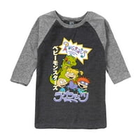 Rugrats - JPN poster - grafička majica mališana i omladine Raglan