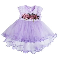 Sunitory dojenčad za bebe djevojke Tutu Haljina slatka lijepa ljetna cvjetna haljina čipke ruffles tutu haljina odijela za zabavu haljina