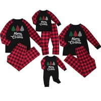Porodica podudaranje božićne pidžame setovi HyrightTree Top hlače za spavanje Božić PJS bodi