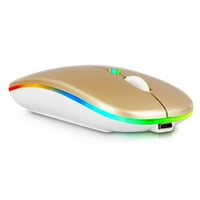 2.4GHz i Bluetooth miš, punjivi bežični miš za LG K 5G Bluetooth bežični miš za laptop MAC računarsku