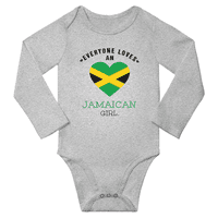 Svi vole jamajčku djevojku bebu duguljaste bodičare