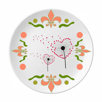 Ljubavna cvijeća s maslačka cvijeća keramika ploča ploča za večeru jelo za večeru