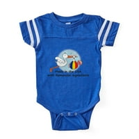 Cafeprespress - Stork Baby Rom - Slatka novorođenčad za bebe nogomet
