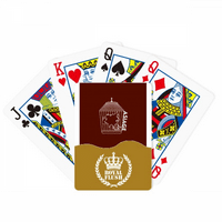 Karta CAGE kontinent Azija Art Deco Fashion Royal Flush Poker igračka karta
