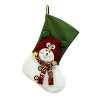 Heiheiup božićne čarape 19 Božićni božićni ukrasi i zabavni pribor Viseće ukrase za dom
