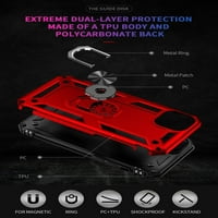 Za iPhone Pro Plus Mini XR 6S SE CASE dvostruki slojevi s udarnim otpornošću sa izgradnjom u Kickstand