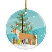 Staffordshire Bull Terrier Merry Christmas Tree Keramički ukras