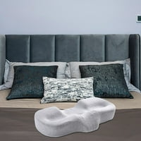 Leptir dizajn grlića jastuk od pukotine od jastuka jastuk za ramena za svijetlo sivu