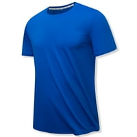 Auroural Man Odjeća za muškarce Majica za brzo sušenje majica kratkih rukava Lapel Casual Slim Stretch
