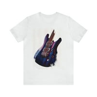 Majica američke rock gitare Crvena bijela i plava američka majica Patriotski Tee