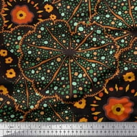 Soimoi pamuk poplanski tkaninski mozaik cvijet za štampanje tkanine sa širokim dvorištem