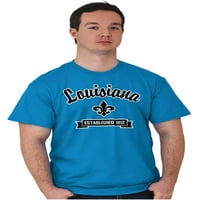 Louisiana Cute Fleur de Lisa Suvenir Muška grafička majica Tees Brisco Brends L