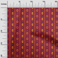 Onuone pamuk poplin tkanina pruga i geometrijski Ikat ispisani tkaninski dvorište širom