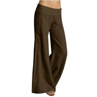 Ženske hlače Ležerne prilike Moda Ležerne prilike pune duljine pantalone sa velikim strukom Duge ravne