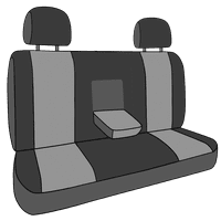 Caltend Stražnji čvrsti klupci Tweed Forders Seat za 2000 - Toyota Avalon - TY340-12TA Žuti umetak i ukrašavanje