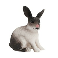 Yoodoes Rabbit Figurine Farm Pet za životinje Model Kolekcija ukrašavanja figurica, božićni pokloni