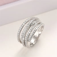 Yinguo Temperament Princess Ring Creative Otvaranje Jednokrevetni prsten Ženski modeli Inde prsten 10