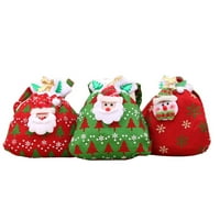 Shulemin božićne torbe za poklon santa claus poklon torba Dječje ručne torbe za bombone za božićne zalihe
