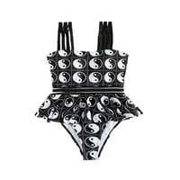 Slušajte Womeny Womeny kupaći kostimi, štampanje špagete trake bez rukava jednodijelno kupaći kostim
