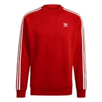 Muška dukserica Adidas Adicolor Classic Classex Crew Crew Casure Duks pulover, Crvena, XS