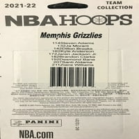 Memphis Grizzlies Team Trading Card Set