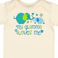 Inktastic My Glamma voli mene - slatki slonovi poklon dječje djeteta ili dječje djece