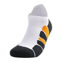 Ediodpoh mens i ženski svakodnevni slobodno vrijeme jednostavno čvrste boje ručnika za zgužvane zglobove za zadebljano apsorpciju i prozračice kratke čarape Unizne čarape Narančasta