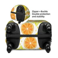 Poliesterski elastični poklopac prtljage, ljetni voćni doodle putni kofer za prah za prah za kofer kotača