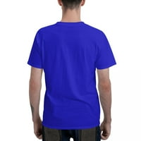 Smiješni grafički muški kratki rukav STAND majica 150g plava